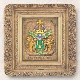 Posavasos Familia holandesa Van Westervelt Escudo de armas