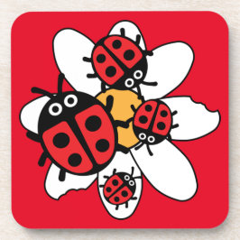 Posavasos familia ladybird y Ladybug