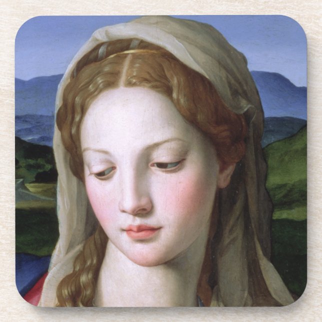 Posavasos Familia santa con St Anne y St. John infantil (Frente)