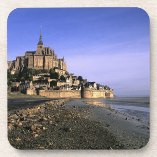 Posavasos Famosa fortaleza de la isla de Le Mont St. Michel
