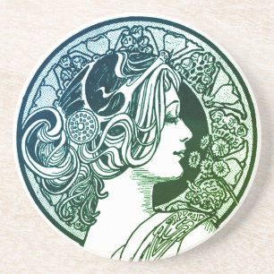 Posavasos Fancy Lady Sandstone Beber la montaña rusa