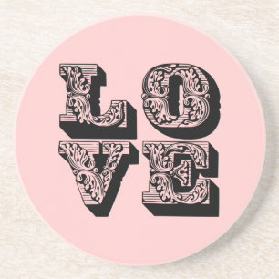 Posavasos Fancy LOVE Square