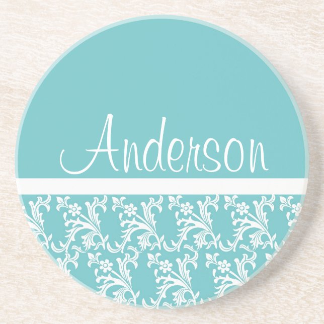 Posavasos Fancy Robins Huevos Blue Coaster (Frente)