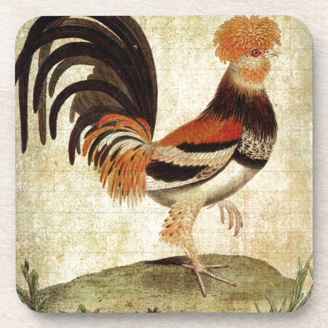 Posavasos Fancy Rooster (Frente)