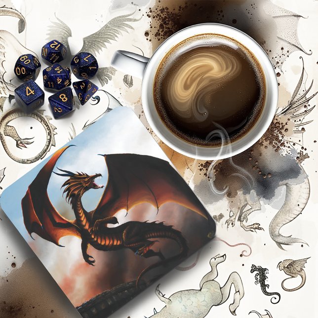 Posavasos Fantasía de Amber Dragon (Subido por el creador)