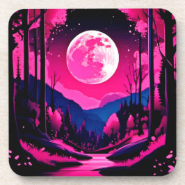 Posavasos Fantasía de Luna Rosa