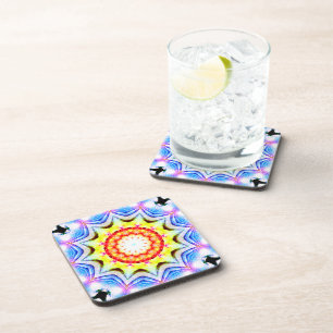 Posavasos Fantasía: Magnífico y vibrante Mandela