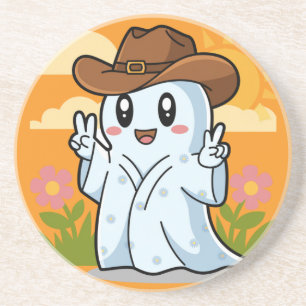 Posavasos Fantasma de niño blanco para la decoración diverti