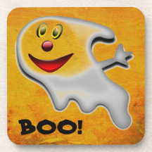 Fantasma Halloween Cojín de plástico duro