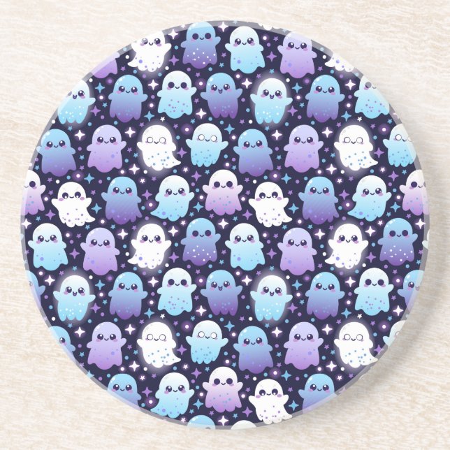 Posavasos Fantasma lindo, Halloween (Frente)