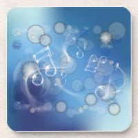 Fantasy Glass Music Notes