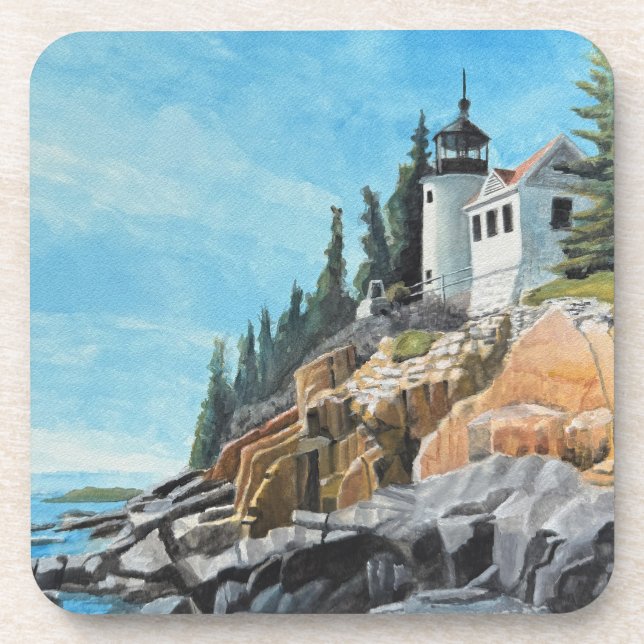 Posavasos Faro de Bass Harbor (Frente)
