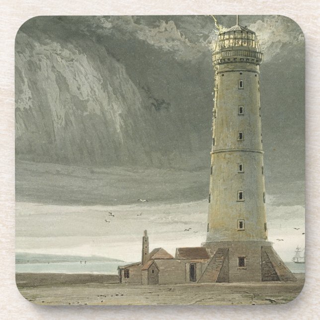Posavasos Faro de Dungeness, 'de un viaje alrededor de (Frente)