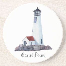 Posavasos Faro de Great Point Nantucket