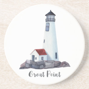 Posavasos Faro de Great Point Nantucket
