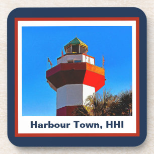 Posavasos Faro de la ciudad portuaria Hilton Head Island