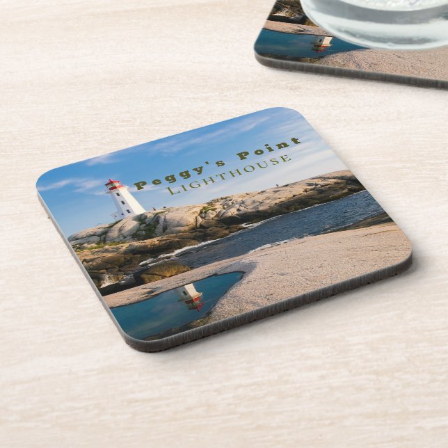 Posavasos Faro de Peggys Point Atlantic Canadá (Lado Izquierdo)