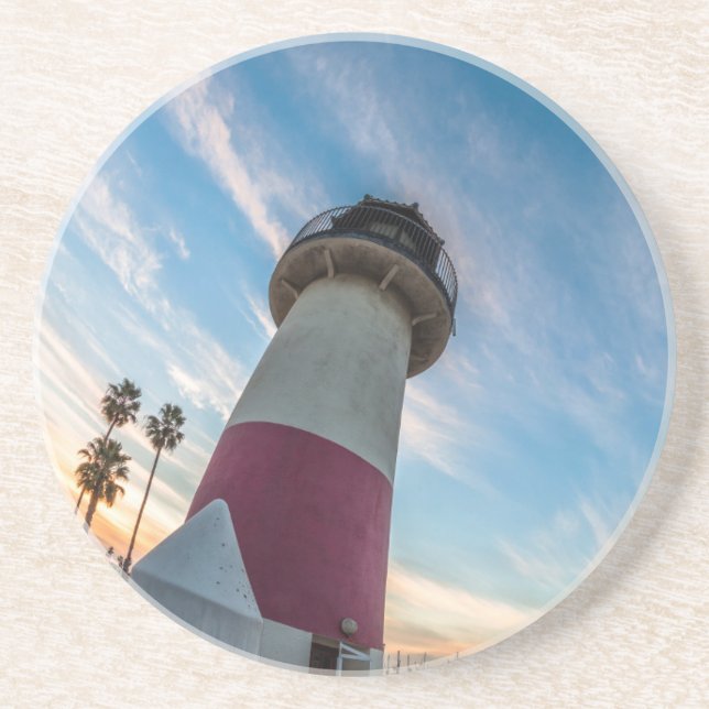 Posavasos Faro en el puerto Oceanside (Frente)