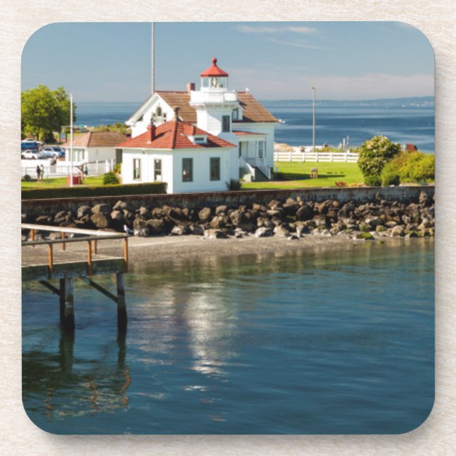 Posavasos Faro Mukilteo, Mukilteo, Washington, EE. UU. (Frente)