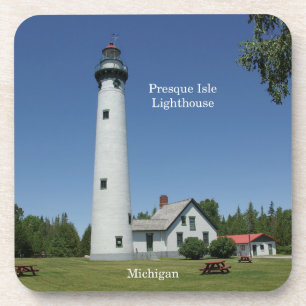 Posavasos Faro Presque Isle con 6 ruedas de plástico