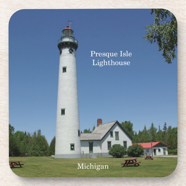 Posavasos Faro Presque Isle con 6 ruedas de plástico (Frente)