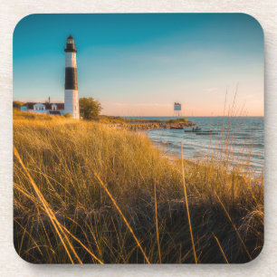 Posavasos Faros Big Sable Lighthouse Ludington, MI