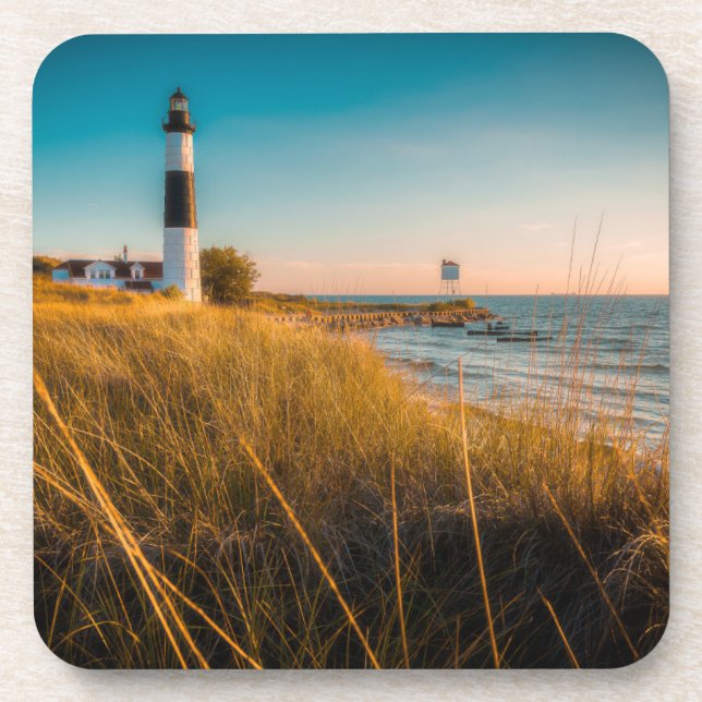 Posavasos Faros | Big Sable Lighthouse Ludington, MI (Frente)