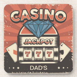 Posavasos Fathers Day Casino Jack Pot