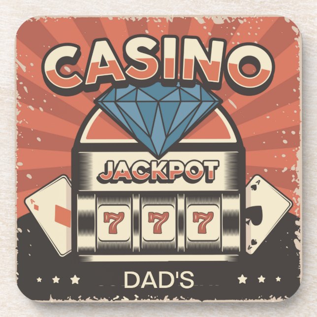 Posavasos Fathers Day Casino Jack Pot (Frente)