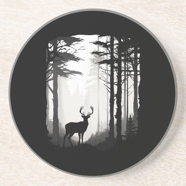 Posavasos Fauna del bosque de ciervos (Frente)