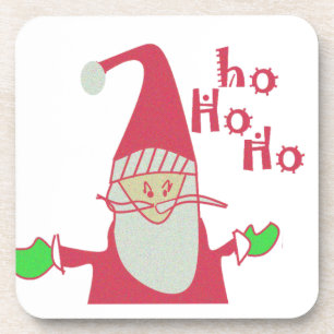 Posavasos Felices Fiestas Ho Ho Ho Ho Ho Feliz Navidad