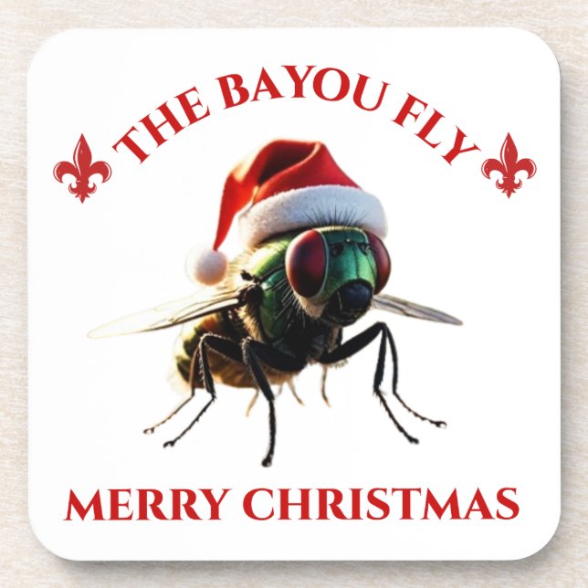 Posavasos Felices Fiestas The Bayou Fly (Frente)