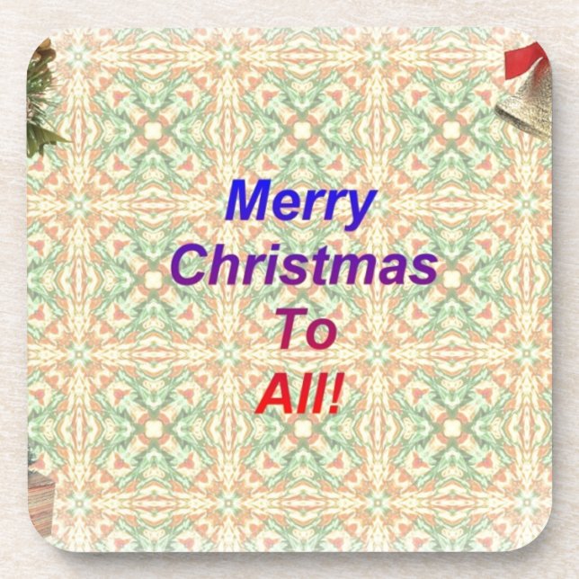 Posavasos Felices Navidad a todos (Frente)
