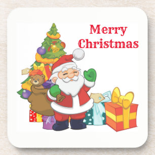 Posavasos Felices Navidad Santa