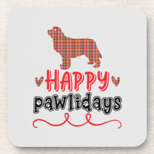 Posavasos Felices Pawlidays Divertido juego de palabras