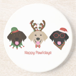 Posavasos Felices Pawlidays Labrador Recuperar Perros