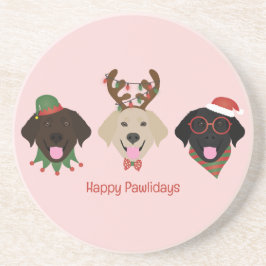 Posavasos Felices Pawlidays Labrador Recuperar Perros