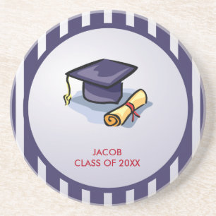 Posavasos Felicidades por graduación Recuerden el pasado