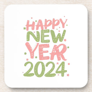 Posavasos Feliz Año Nuevo 2024