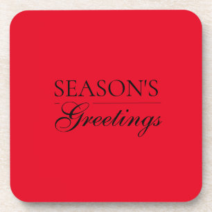 Posavasos Feliz Año Nuevo Feliz Navidad Temporada de Vacacio