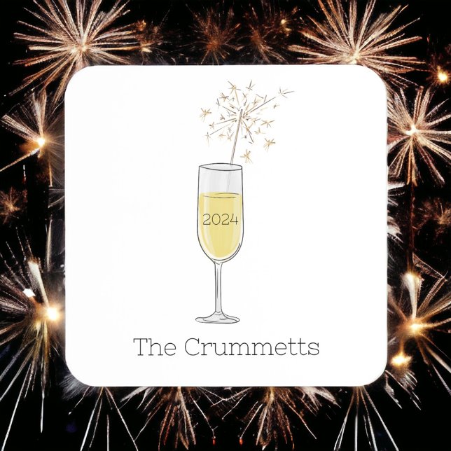 Posavasos Feliz Año Nuevo Fiesta vacaciones Personalizado de (Subido por el creador)