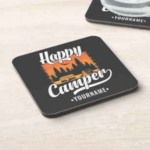 Posavasos Feliz Camper Camping Viaje en Caravana