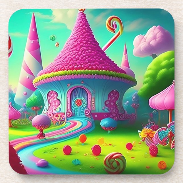Posavasos Feliz Candyland (Frente)