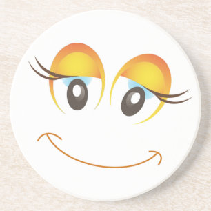 POSAVASOS FELIZ CARA CHICA