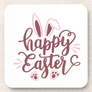 Posavasos Feliz Conejo de Pascua