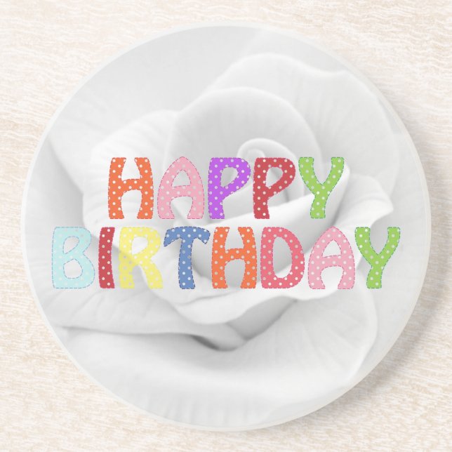 Posavasos Feliz cumpleaños (Frente)