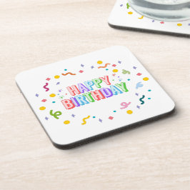 Posavasos Feliz Cumpleaños