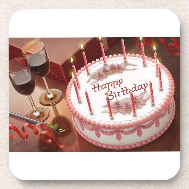 Posavasos ¡Feliz cumpleaños! (Frente)