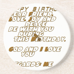 Posavasos Feliz cumpleaños