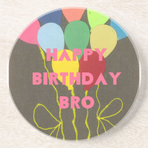 Posavasos Feliz cumpleaños hermano